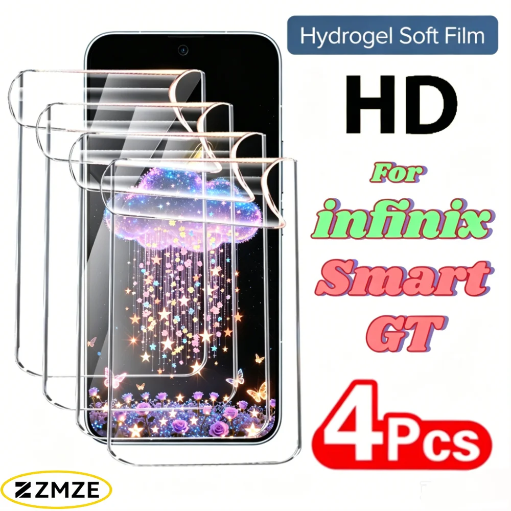 4Pcs For infinix GT 50 30 20 10 Pro Smart 20 10 9 8 7 6 HD 10 8 7 6 Plus Series HD Clear Glossy Screen Protectors Hydrogel Films
4Pcs For infinix GT 50 30 20 10 Pro Smart 20 10 9 8 7 6 HD 10 8 7 6 Plus Series HD Clear Glossy Screen Protectors Hydrogel Films
