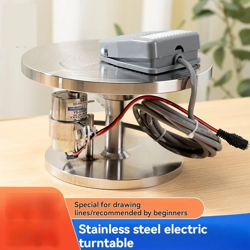 Cross-border Special Electric Turntable,Clamp, Painting, Gold Drawing, Line Drawing, Special Rotating Table, Drilling Table Top
Cross-border Special Electric Turntable,Clamp, Painting, Gold Drawing, Line Drawing, Special Rotating Table, Drilling Table Top