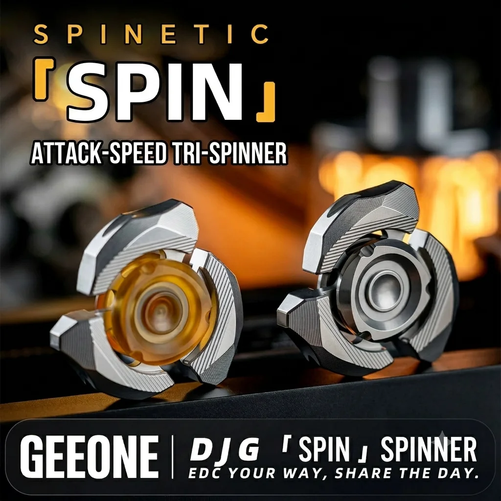 DJG Swirl High Speed 3-Blade Metal Fidget Spinner EDC Stress Relief Pocket Hand Play Toy For Adult Daily Relax
DJG Swirl High Speed 3-Blade Metal Fidget Spinner EDC Stress Relief Pocket Hand Play Toy For Adult Daily Relax