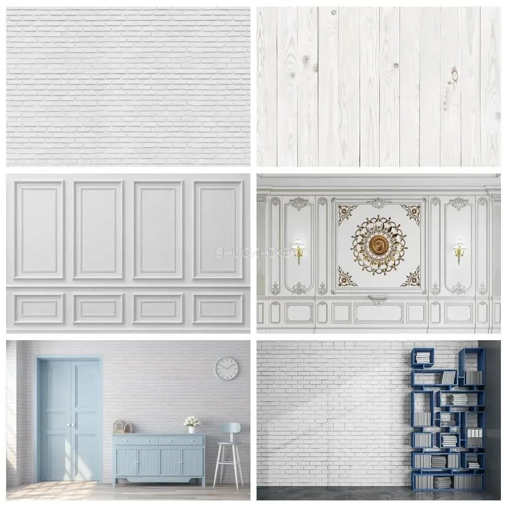 White Wood Brick Wall Photography Studio Backdrop Western Photo Background Home Decoration Product Shooting Back Drop
White Wood Brick Wall Photography Studio Backdrop Western Photo Background Home Decoration Product Shooting Back Drop