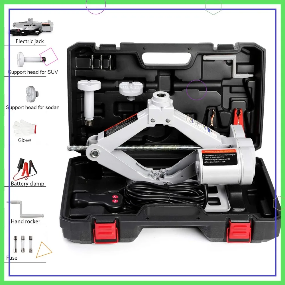 3T Electric Car Jack 12V Automatic Scissor Floor Lift Kit for Sedan SUV Road Emergency Tire Change Repair Tool
3T Electric Car Jack 12V Automatic Scissor Floor Lift Kit for Sedan SUV Road Emergency Tire Change Repair Tool