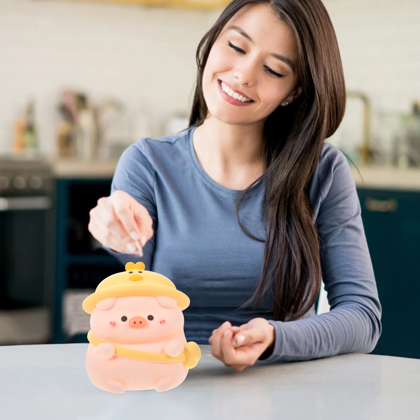 Cute Piggy Bank Creative Pig Shape Desktop Money Pot Lovely Coin Saving Container for Birthday New Year Gift Children Piggy Bank
Cute Piggy Bank Creative Pig Shape Desktop Money Pot Lovely Coin Saving Container for Birthday New Year Gift Children Piggy Bank