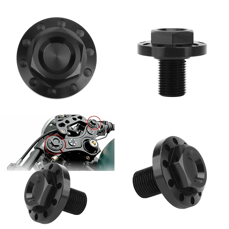 Motorcycle CNC Black Steering Stem Nut Bolt Cover Cap For Harley FXR 1987-1994 FXDL FXD 1991-2005 XL 1987-up
Motorcycle CNC Black Steering Stem Nut Bolt Cover Cap For Harley FXR 1987-1994 FXDL FXD 1991-2005 XL 1987-up