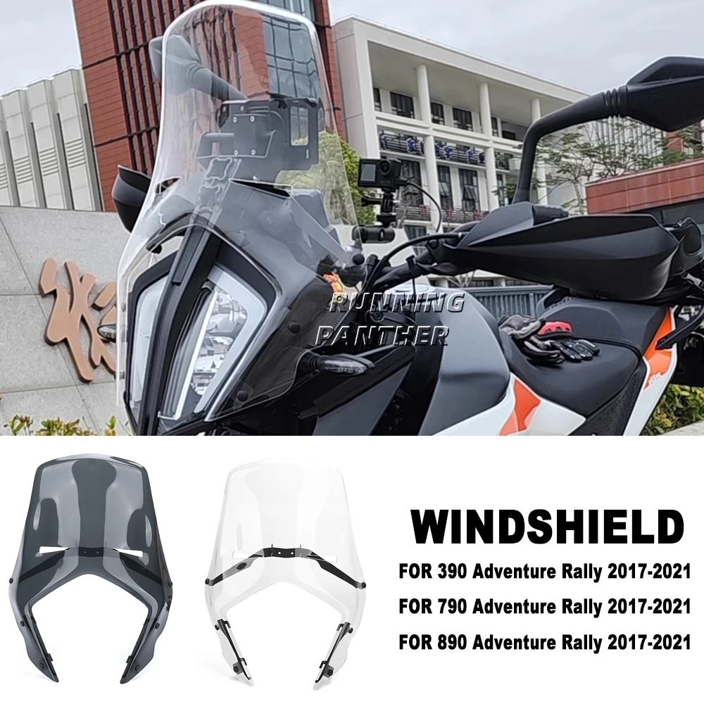 FOR 390 790 890 ADV Adventure Rally 2017-2021 2020 Motorcycle Rally Windshield Wind Deflector WindScreen Visor Viser Compatible
FOR 390 790 890 ADV Adventure Rally 2017-2021 2020 Motorcycle Rally Windshield Wind Deflector WindScreen Visor Viser Compatible