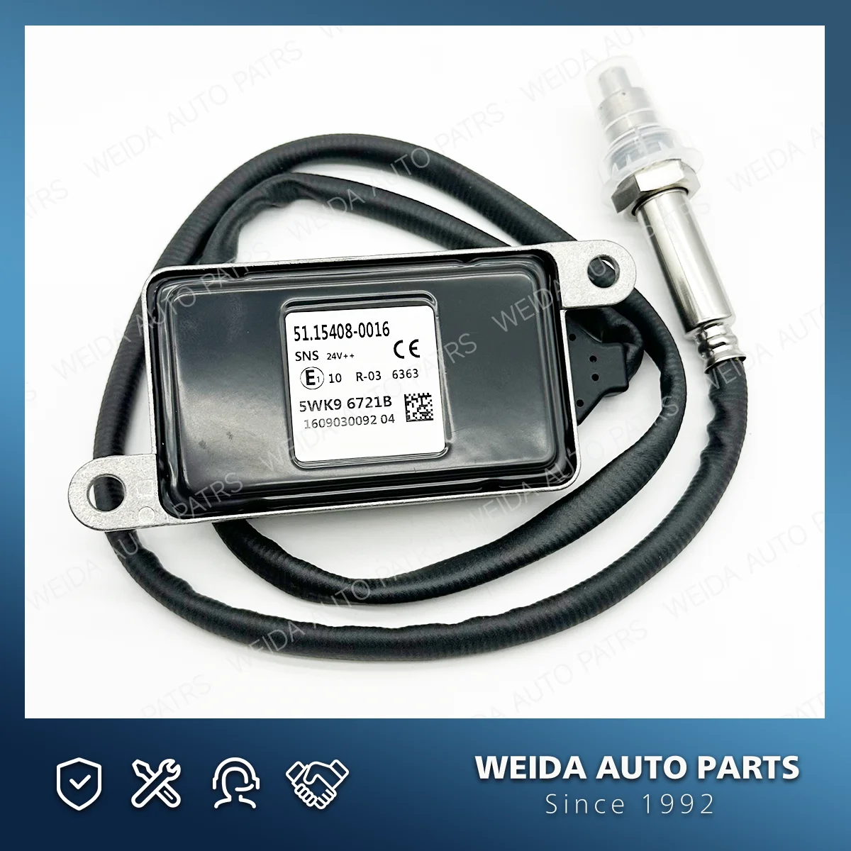 51154080016 5WK96721B 5WK96721B 51154080016 51.154080016 Nitrogen Oxygen Sensor 24V For MAN Truck Nox Sensor
51154080016 5WK96721B 5WK96721B 51154080016 51.154080016 Nitrogen Oxygen Sensor 24V For MAN Truck Nox Sensor