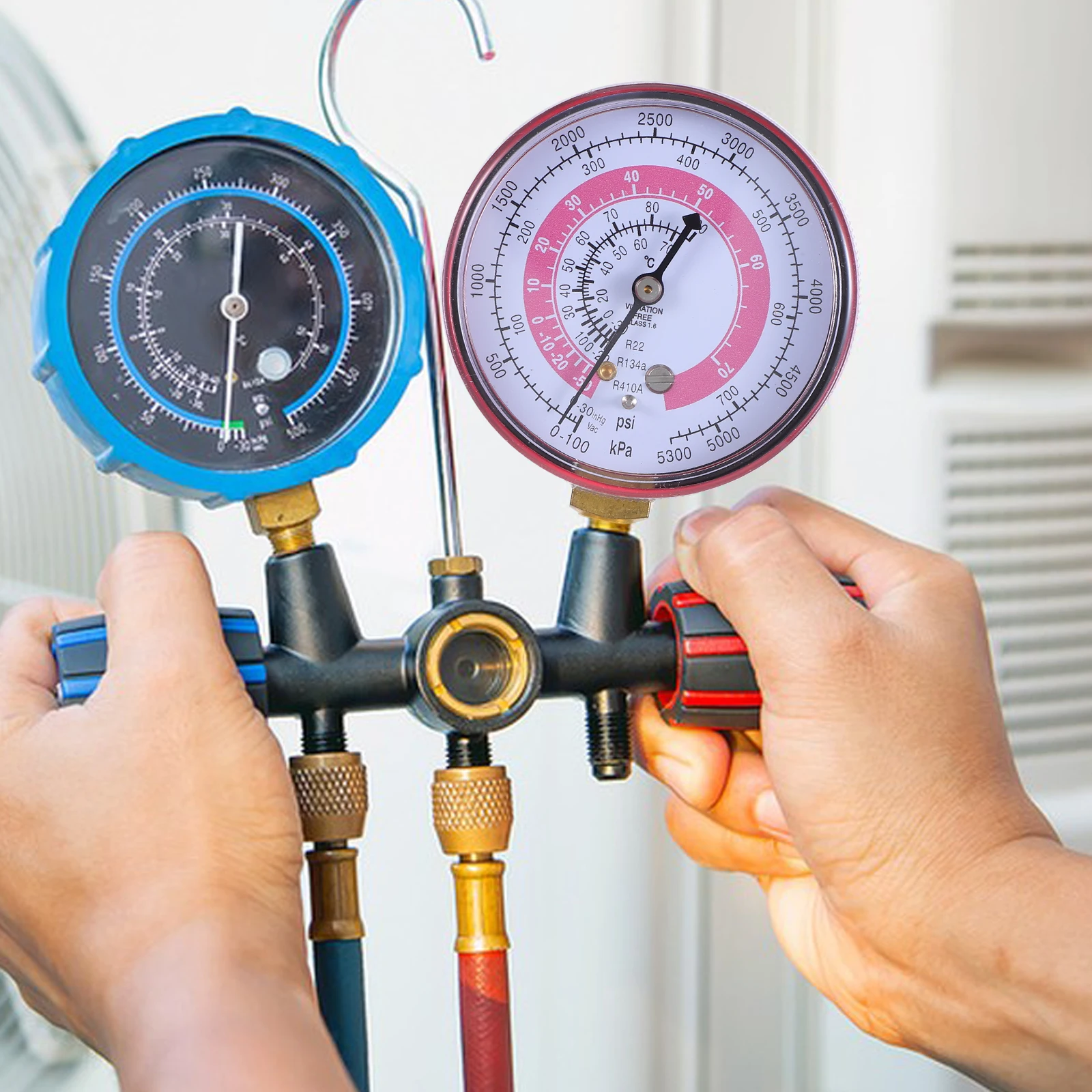 2pcs Air Conditioner Refrigerant Meter Hvac Gauges Copper Accessories Ac Pressure Gauge Set Low Fill
2pcs Air Conditioner Refrigerant Meter Hvac Gauges Copper Accessories Ac Pressure Gauge Set Low Fill