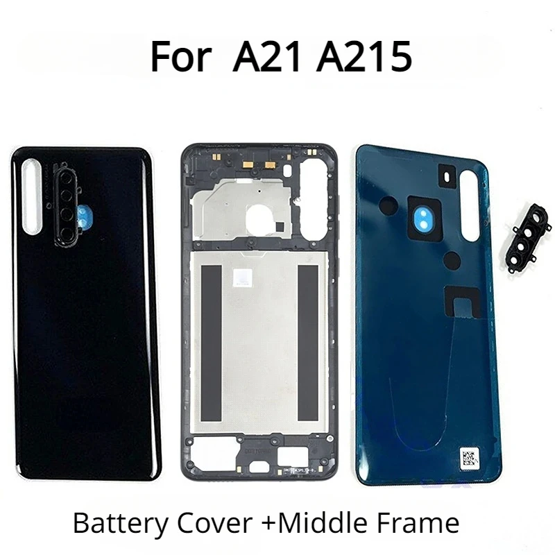 Back For Samsung Galaxy A21 A215 SM-A215 Rear Door Housing Case Battery Cover +Middle Frame Repair Parts
Back For Samsung Galaxy A21 A215 SM-A215 Rear Door Housing Case Battery Cover +Middle Frame Repair Parts