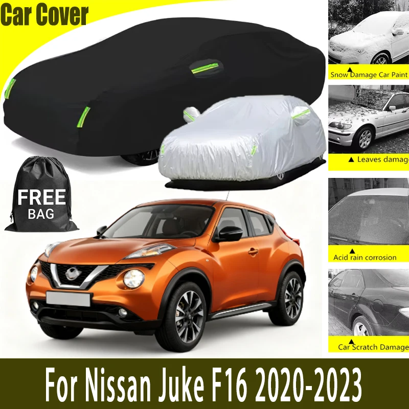 For Nissan Juke F16 2020-2023 All-Weather Car Cover Outdoor Waterproof Snowproof Sunshade, Winter & Summer Auto Protection
For Nissan Juke F16 2020-2023 All-Weather Car Cover Outdoor Waterproof Snowproof Sunshade, Winter & Summer Auto Protection