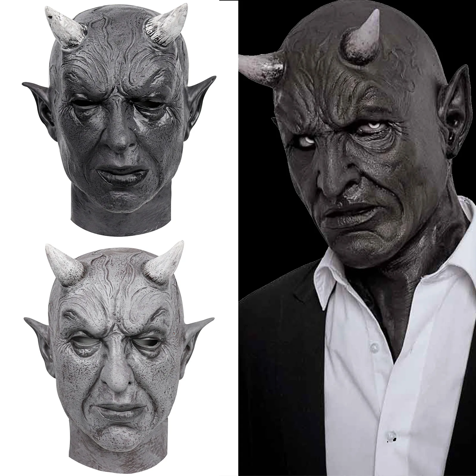 Маска для косплея Mephistopheles, страшный демон, рог, фотоубийца, латексный шлем, реквизит для маскарада, карнавала, Хэллоуина, вечеринки
Маска для косплея Mephistopheles, страшный демон, рог, фотоубийца, латексный шлем, реквизит для маскарада, карнавала, Хэллоуина, вечеринки
