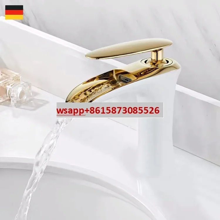 Nordic copper waterfall faucet, countertop basin, washbasin, basin, hot and cold gold faucet, bathroom black faucet
Nordic copper waterfall faucet, countertop basin, washbasin, basin, hot and cold gold faucet, bathroom black faucet