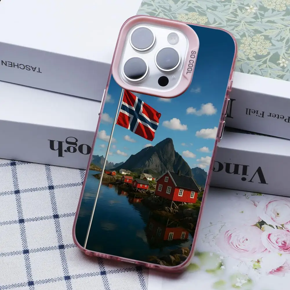 Norway Flag Phone Case for iPhone 17 16 15 14 13 12 11 X XR XS Air Pro Max Plus Pink Colorful Silver Cover
Norway Flag Phone Case for iPhone 17 16 15 14 13 12 11 X XR XS Air Pro Max Plus Pink Colorful Silver Cover