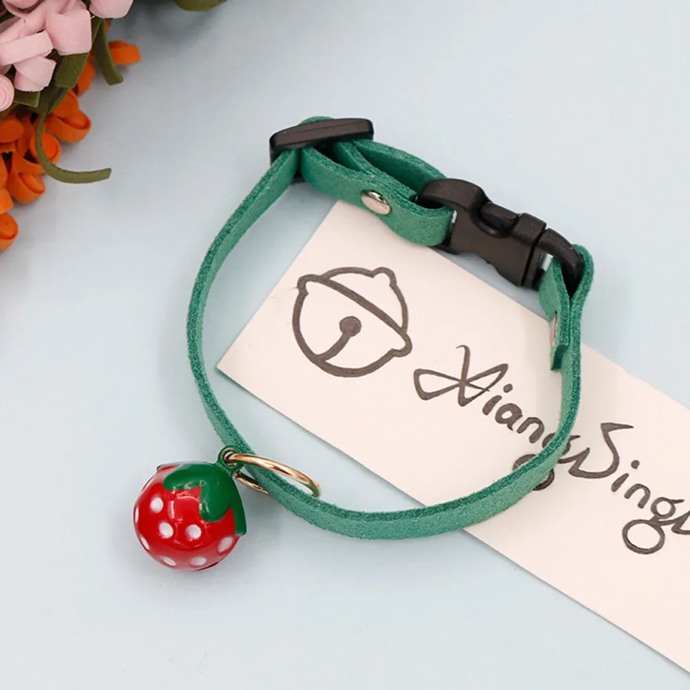 Strawberry Bell Design Pet Collar Cute Adjustable Dog Cat Necklace Holiday Supplies Pet Accessories Fashion Collar
Strawberry Bell Design Pet Collar Cute Adjustable Dog Cat Necklace Holiday Supplies Pet Accessories Fashion Collar