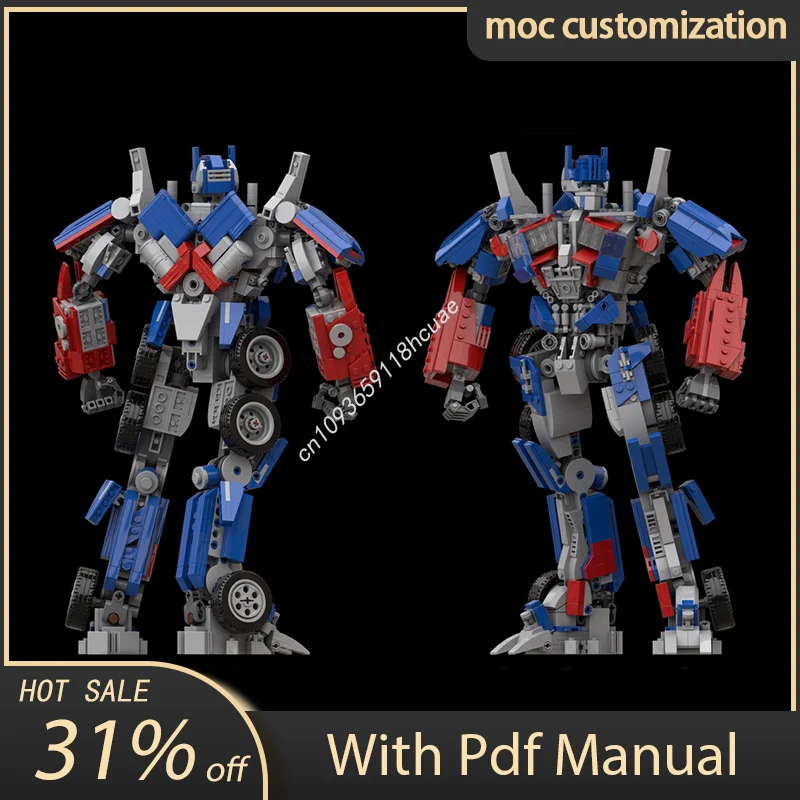 1232 шт. MOC трансформеры Dark of The Moon Optimus Prime модель, набор строительных блоков, сборка, креативные кирпичи, игрушки для детей, подарок «сделай сам»
1232 шт. MOC трансформеры Dark of The Moon Optimus Prime модель, набор строительных блоков, сборка, креативные кирпичи, игрушки для детей, подарок «сделай сам»