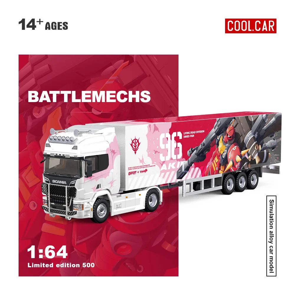 *Pre-order* Cool Car 1:64 Pink Container Truck Mecha Painting Simulation Alloy Car Model for Collection&Display&Gift
*Pre-order* Cool Car 1:64 Pink Container Truck Mecha Painting Simulation Alloy Car Model for Collection&Display&Gift