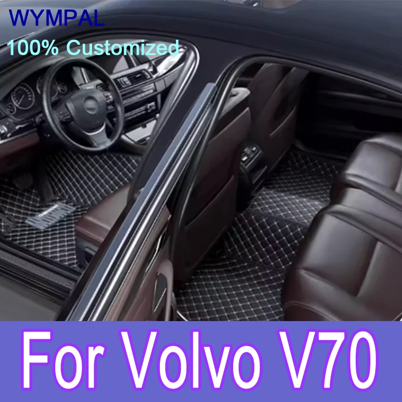 Luxury Custom Automotive Car Floor Mats For Volvo V70 2000 2001 2002-2004 Auto Luxury Leather Men Women Car Mats Full Coverage
Luxury Custom Automotive Car Floor Mats For Volvo V70 2000 2001 2002-2004 Auto Luxury Leather Men Women Car Mats Full Coverage