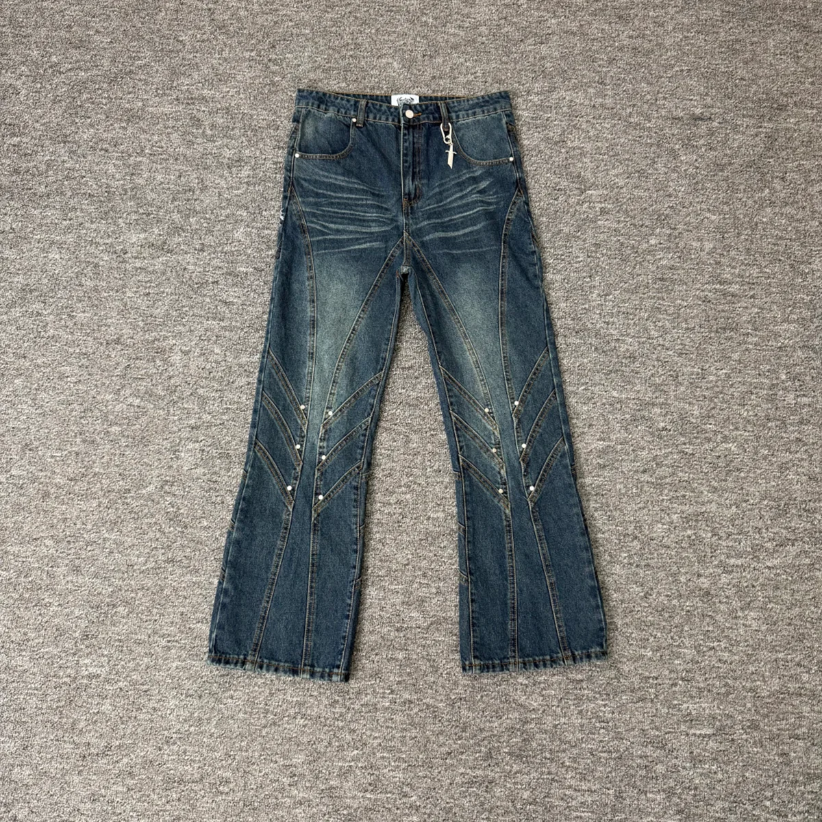 Ride Horse Embroidery Washed Blue Baggy Jeans Pants for Men and Women Straight Casual Loose Denim Trousers Oversized
Ride Horse Embroidery Washed Blue Baggy Jeans Pants for Men and Women Straight Casual Loose Denim Trousers Oversized
