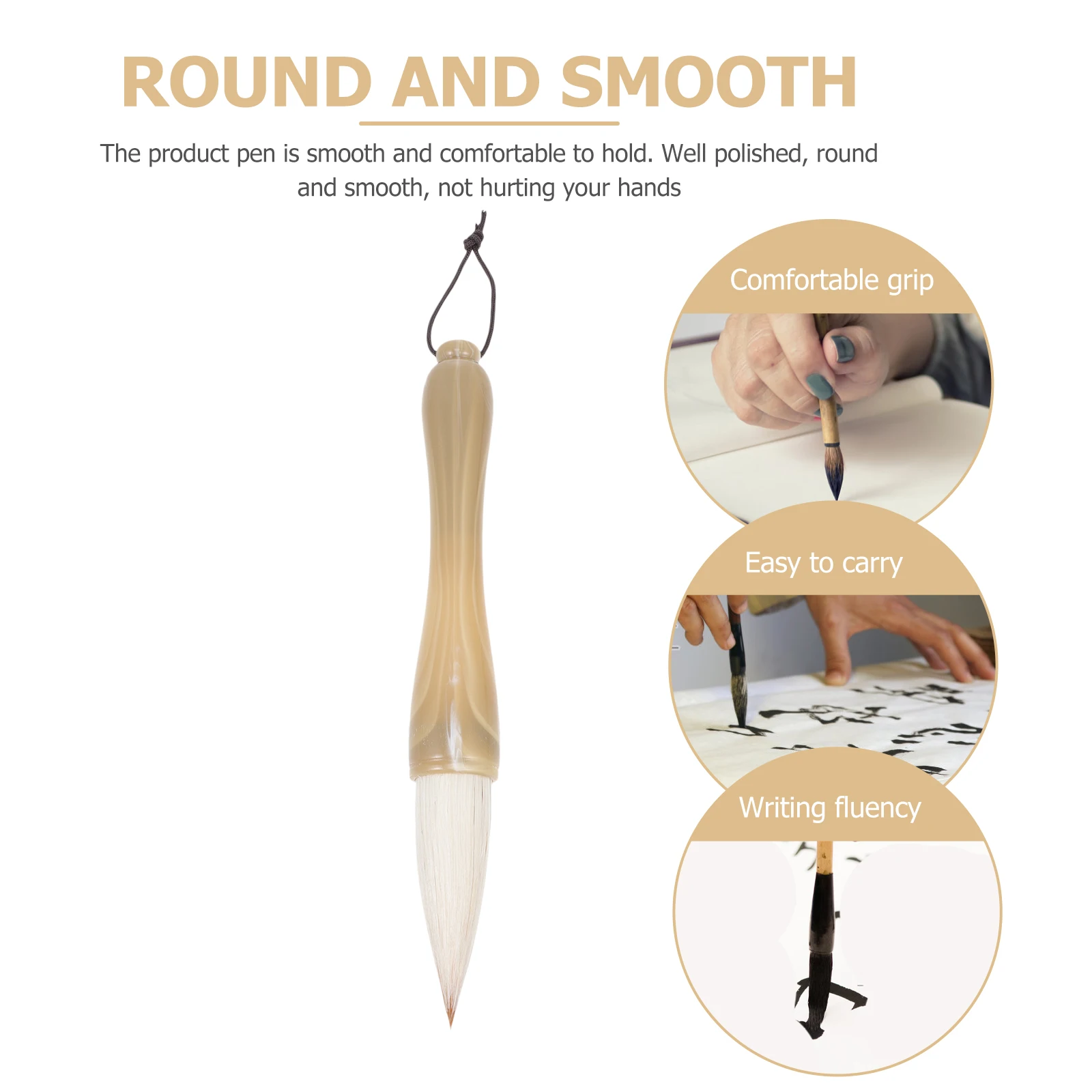 Smooth Chinese Calligraphy Brush Pen For Artists Students Portable Writing Tool With Good Ink Absorption Professional Diy
Smooth Chinese Calligraphy Brush Pen For Artists Students Portable Writing Tool With Good Ink Absorption Professional Diy