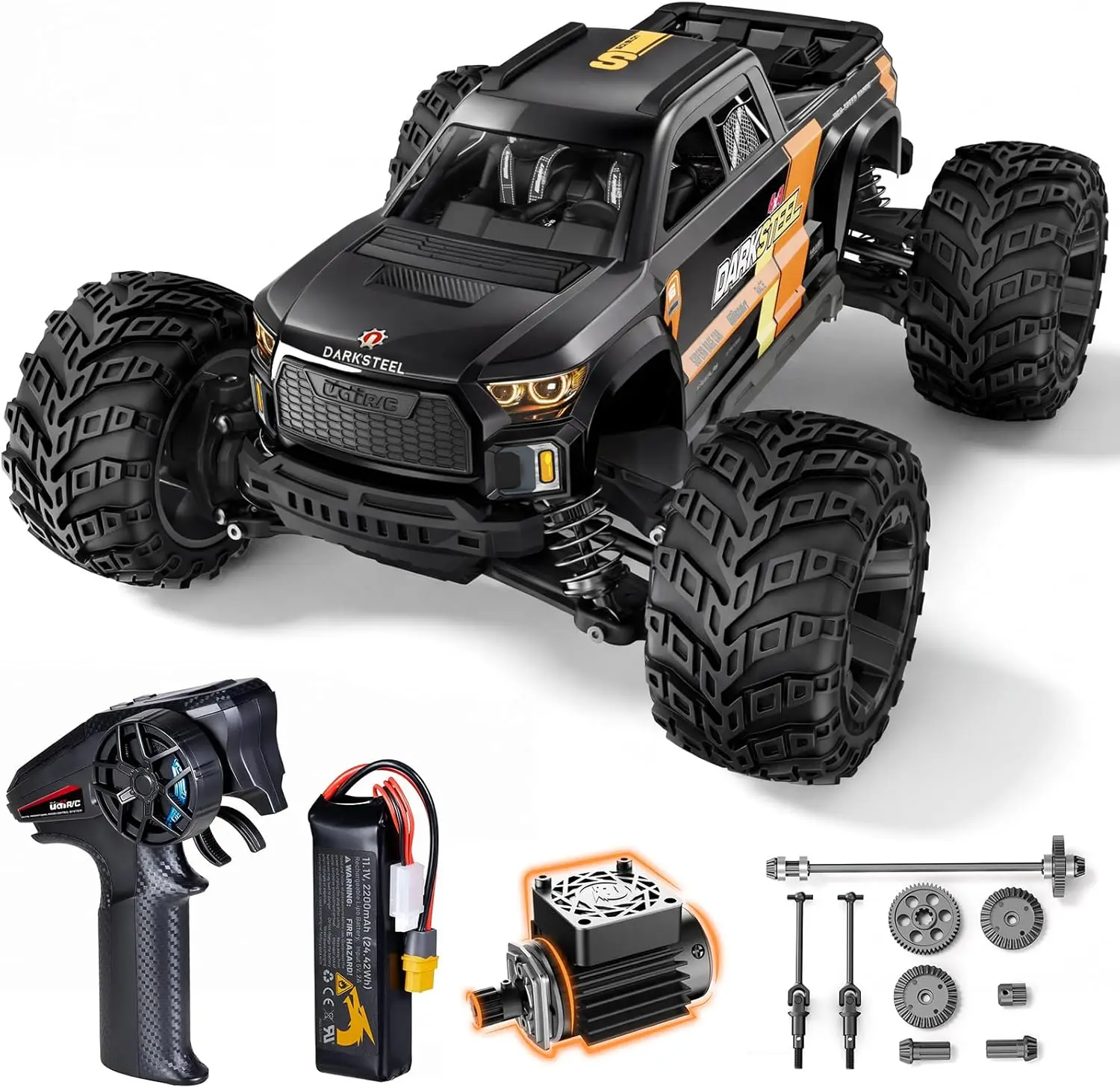 Радиоуправляемая машинка 1:16, бесщеточная, быстрая, 4WD, RTR, внедорожный монстр-трак, 56 миль/ч, с функцией стэндинг-бэкфлип, для взрослых, стандартная комплектация, 3S LiPo аккумулятор в комплекте
Радиоуправляемая машинка 1:16, бесщеточная, быстрая, 4WD, RTR, внедорожный монстр-трак, 56 миль/ч, с функцией стэндинг-бэкфлип, для взрослых, стандартная комплектация, 3S LiPo аккумулятор в комплекте