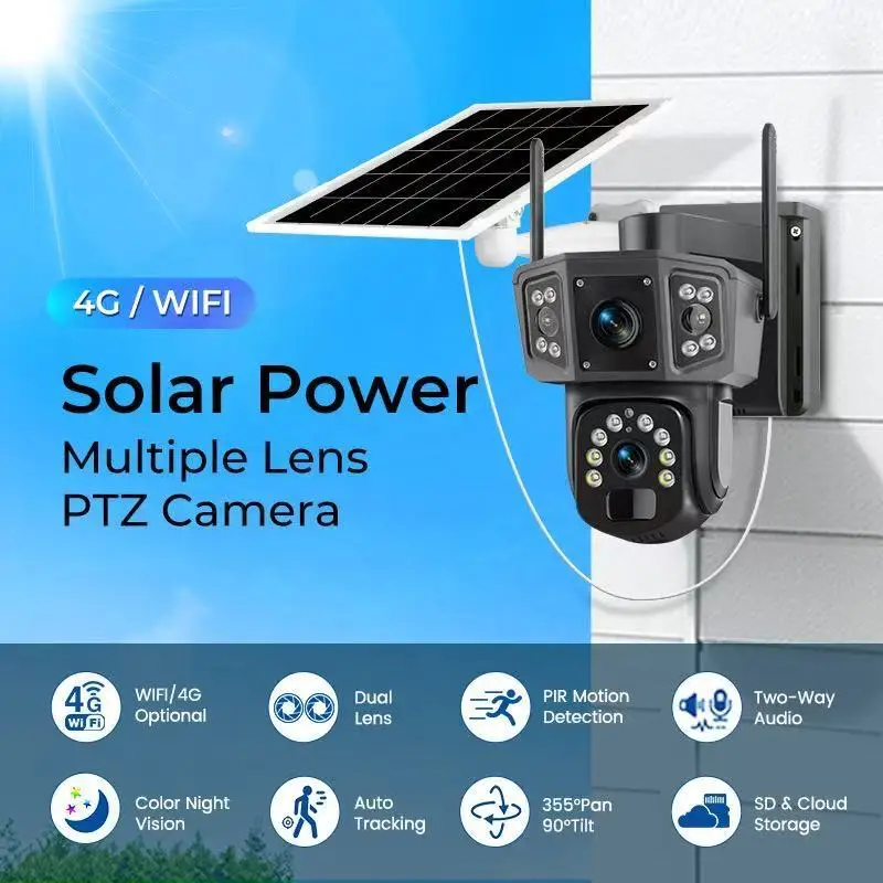 V360pro/V380pro APP 4MP Dual Lens Full Color Solar Power IP Dome Camera AI Humanoid Detection Home Security CCTV Baby Monitor
V360pro/V380pro APP 4MP Dual Lens Full Color Solar Power IP Dome Camera AI Humanoid Detection Home Security CCTV Baby Monitor