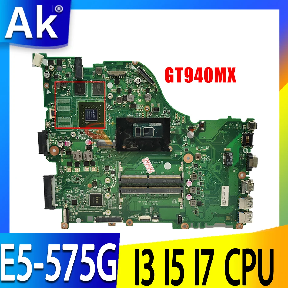 Материнская плата для ноутбука ACER Aspire E5-575 F5-573G E5-575G F5-573 P259 ZAA X32 DAZAAMB16E0 i5 SR2ZU N16P-GT-A2 DDR4
Материнская плата для ноутбука ACER Aspire E5-575 F5-573G E5-575G F5-573 P259 ZAA X32 DAZAAMB16E0 i5 SR2ZU N16P-GT-A2 DDR4