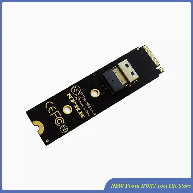 Интерфейсный адаптер Nvme M.2 NGFF для тонкого SFF-8654 Nvme для высокоскоростной передачи данных и расширения памяти 38-контактный новый
Интерфейсный адаптер Nvme M.2 NGFF для тонкого SFF-8654 Nvme для высокоскоростной передачи данных и расширения памяти 38-контактный новый