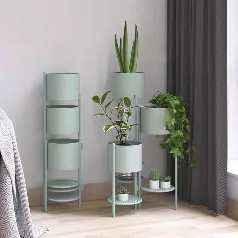 Modern Nordic multi-layer indoor flower rack, living room floor-to-ceiling dill plant rack, balcony wrought iron flower pot rack
Modern Nordic multi-layer indoor flower rack, living room floor-to-ceiling dill plant rack, balcony wrought iron flower pot rack