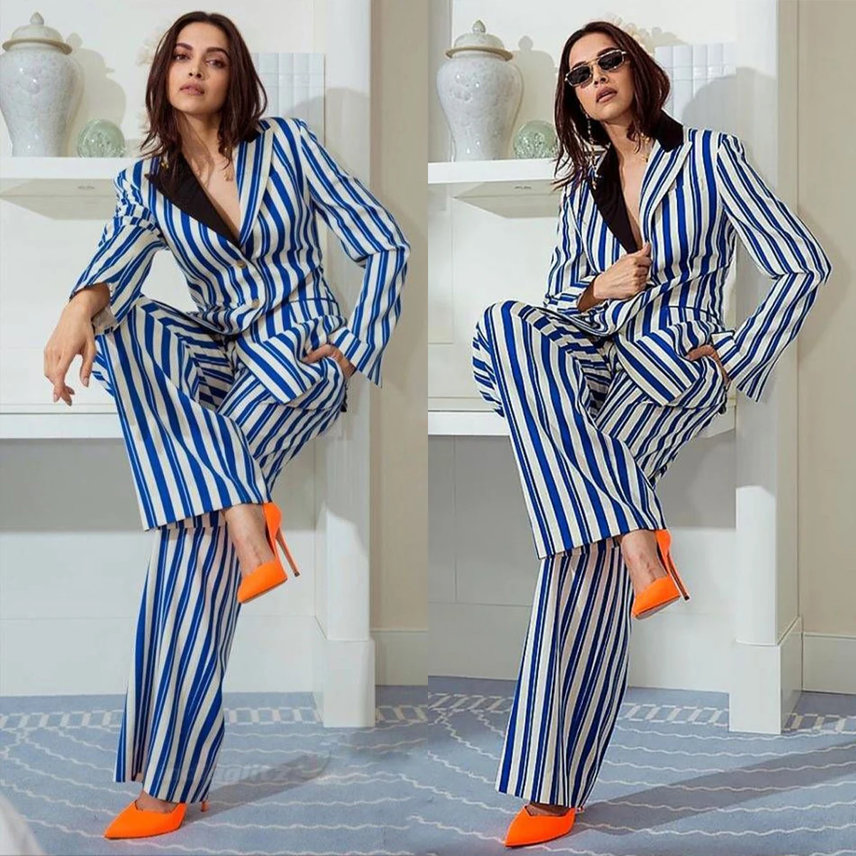 Thick Striped Women Pant Suits Ladies Custom Made Formal Business Office Tuxedos Jacket And Pants Female Office Uniform
Thick Striped Women Pant Suits Ladies Custom Made Formal Business Office Tuxedos Jacket And Pants Female Office Uniform