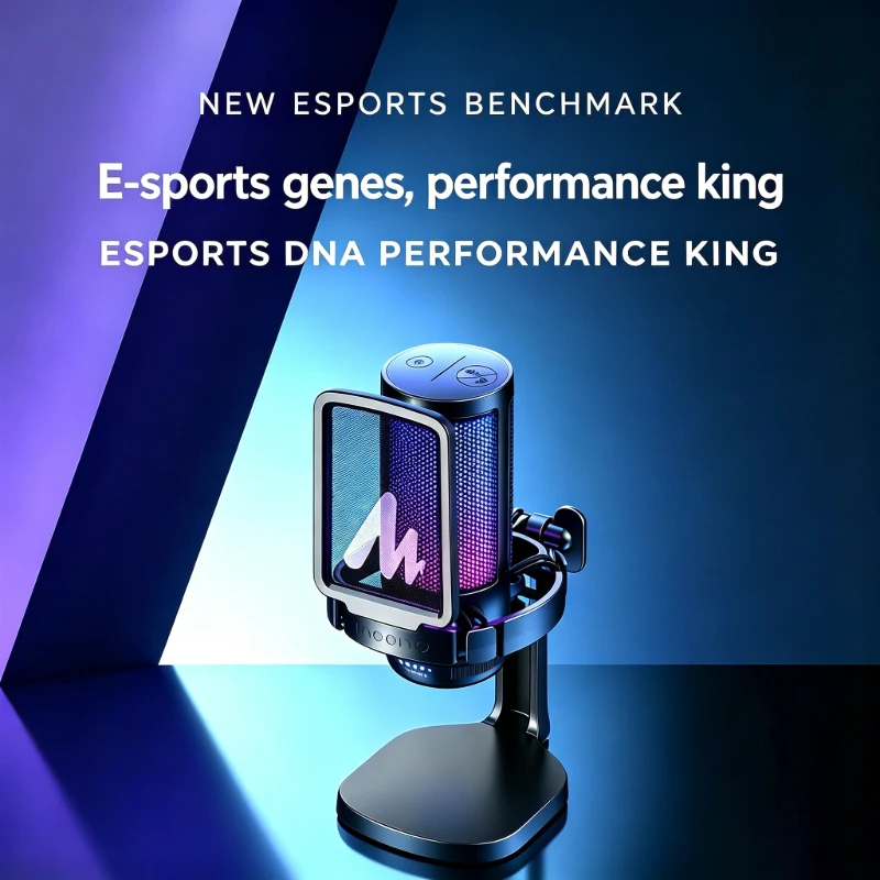 Desktop Gaming Microphone USB Wired Condenser Mic Professional Recording Live Streaming Microphone for PC Laptop Computer
Desktop Gaming Microphone USB Wired Condenser Mic Professional Recording Live Streaming Microphone for PC Laptop Computer