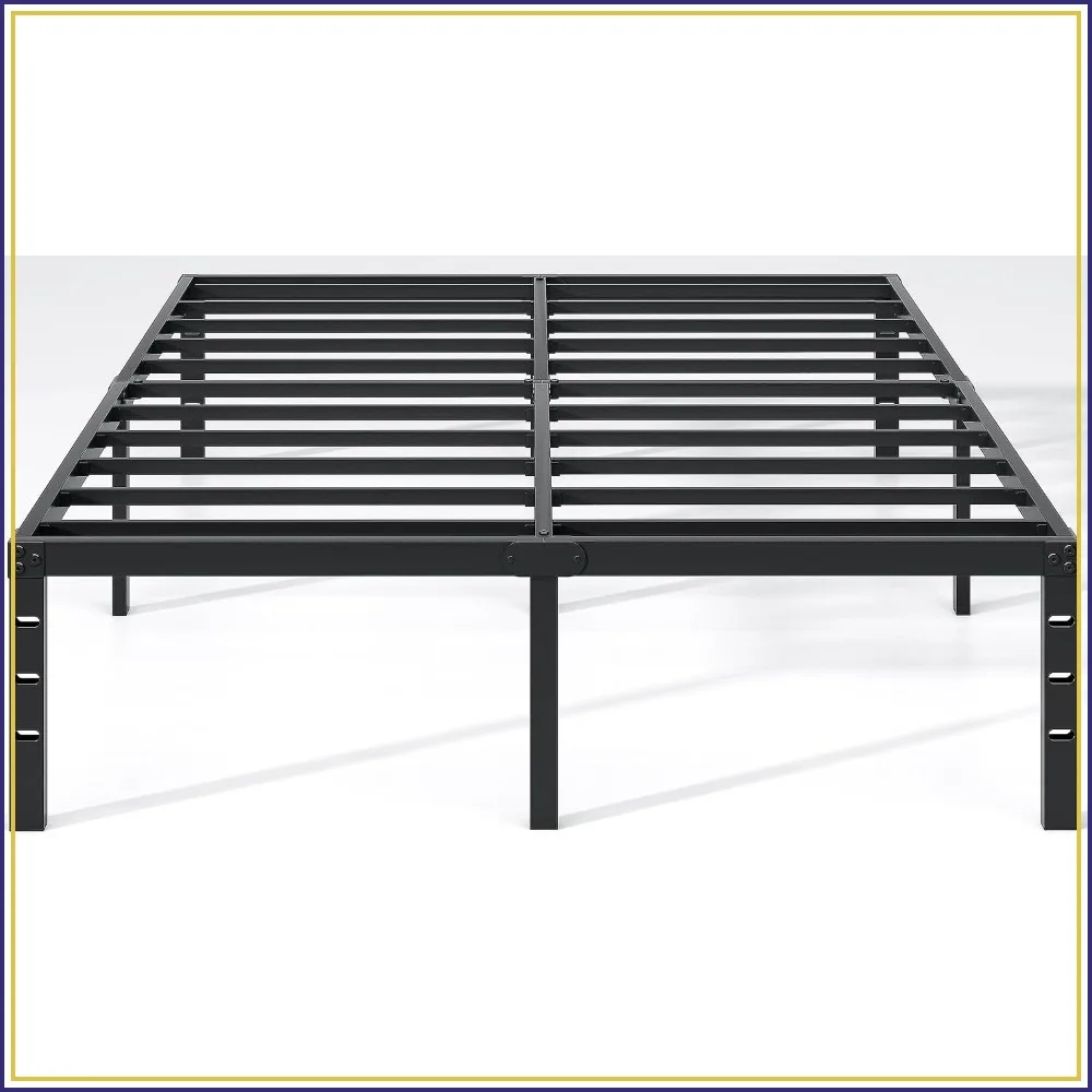 Full Size Metal Bed Frame with Storage, Heavy Duty, No Box Spring Needed, Easy Assembly, Black 16 Inch
Full Size Metal Bed Frame with Storage, Heavy Duty, No Box Spring Needed, Easy Assembly, Black 16 Inch