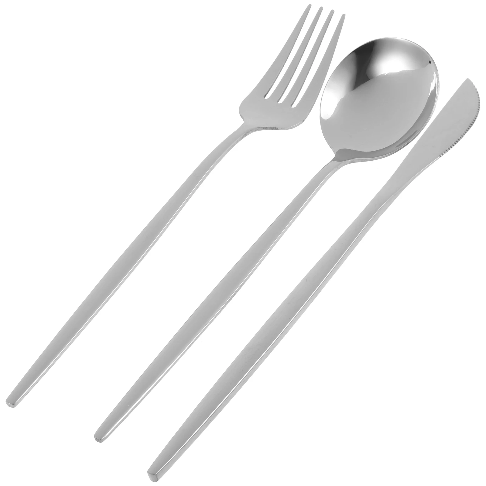 1 Stainless Steel Spoon Fork Tableware Steak Cutlery Home Dinnerware Set Smooth Surface Matte Finish Comfortable Grip Simple
1 Stainless Steel Spoon Fork Tableware Steak Cutlery Home Dinnerware Set Smooth Surface Matte Finish Comfortable Grip Simple