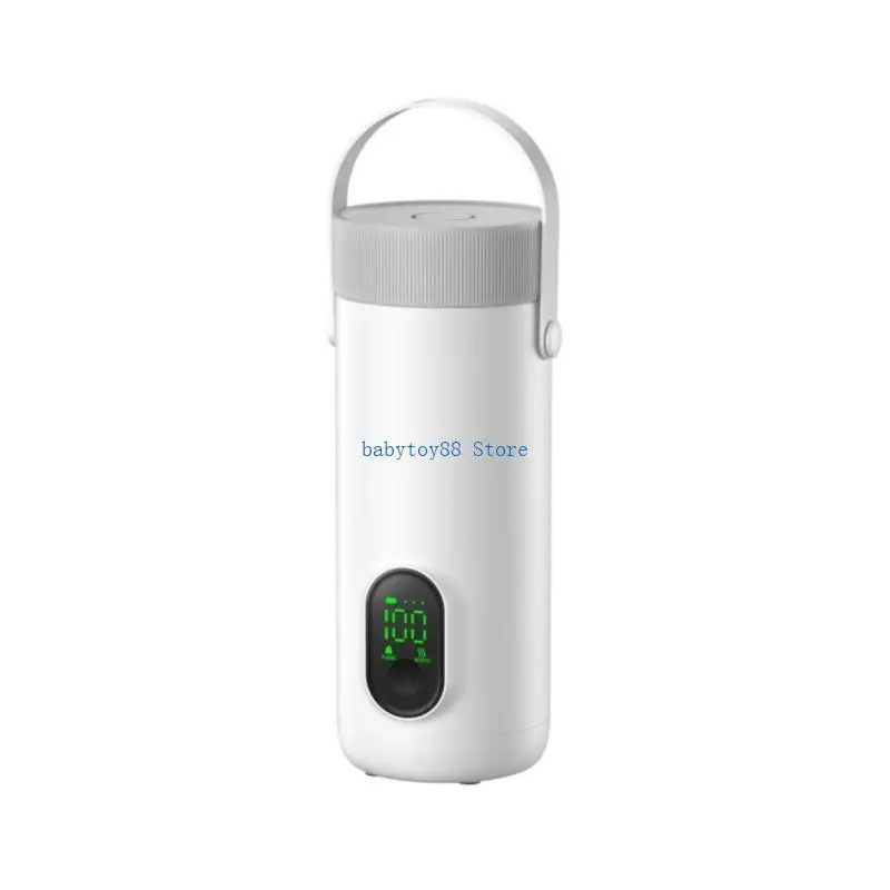 Y4UD 350ml Fast Boil Cordless Bottle Warmer Intelligent Temperature Control 27000mAh Battery Capacity for Infant Formula
Y4UD 350ml Fast Boil Cordless Bottle Warmer Intelligent Temperature Control 27000mAh Battery Capacity for Infant Formula