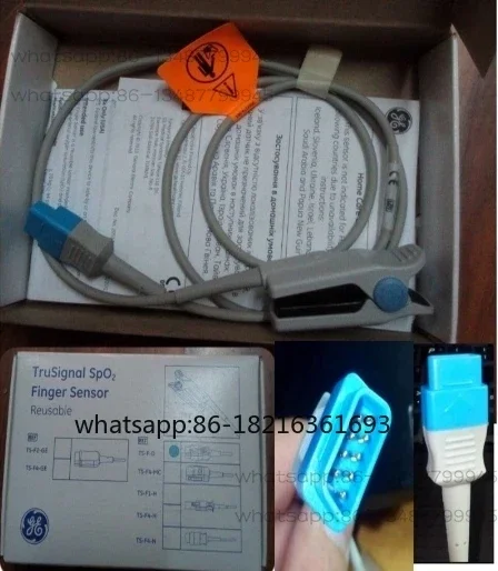 GE TS-F-D TruSignal SpO2 Reusable Finger Sensor New Original
GE TS-F-D TruSignal SpO2 Reusable Finger Sensor New Original