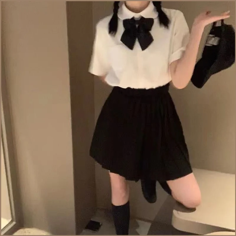 Cute Doll Collar Shirt Women's Summer Student Versatile Milk White Design Sense JK Uniform Shirt Cotton Chiffon Color P...
Cute Doll Collar Shirt Women's Summer Student Versatile Milk White Design Sense JK Uniform Shirt Cotton Chiffon Color P...