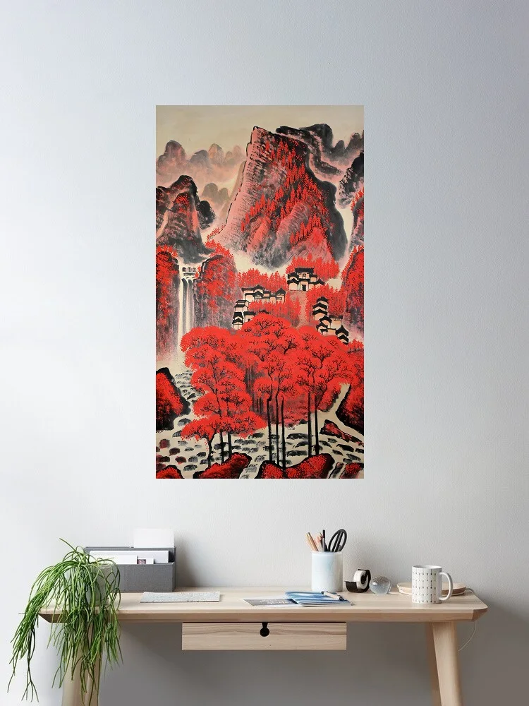 Chinese Style Chinese "Ten Thousand Crimson Hills, Print Art Canvas Poster, For Living Room Decor, Home Wall Picture
Chinese Style Chinese "Ten Thousand Crimson Hills, Print Art Canvas Poster, For Living Room Decor, Home Wall Picture