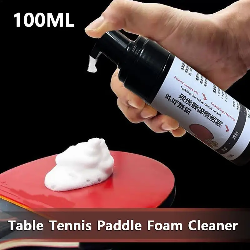 Table Tennis Rubber Cleaning Kit PingPong Paddle Cleaning Spray Kit 100ml Table Tennis Racket Foam Cleaner Spray 100ml/200ml
Table Tennis Rubber Cleaning Kit PingPong Paddle Cleaning Spray Kit 100ml Table Tennis Racket Foam Cleaner Spray 100ml/200ml