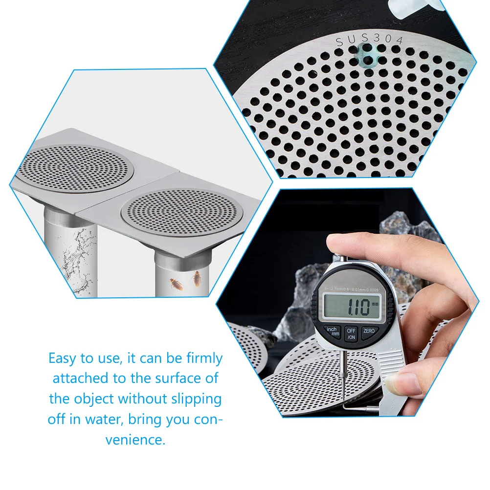 Stainless Steel Hair Catcher Drain Cover Shower Kitchen Bathroom Bathtub Hair Stopper Protector Drain Cover for Shower
Stainless Steel Hair Catcher Drain Cover Shower Kitchen Bathroom Bathtub Hair Stopper Protector Drain Cover for Shower