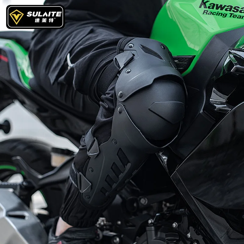 PVC Shell Motorcycle Knee Pads Protective Gear Anti-Fall Racing Riding Leg Guards Outdoor Equipment Lightweight Flexible
PVC Shell Motorcycle Knee Pads Protective Gear Anti-Fall Racing Riding Leg Guards Outdoor Equipment Lightweight Flexible