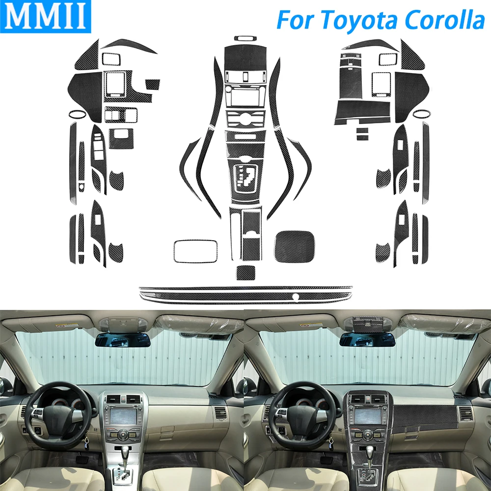 77Pcs Real Carbon Fiber Full Interior Exterior Trim Kits Car Inner Decoration Accessories Sticker For Toyota Corolla 2007-2013
77Pcs Real Carbon Fiber Full Interior Exterior Trim Kits Car Inner Decoration Accessories Sticker For Toyota Corolla 2007-2013