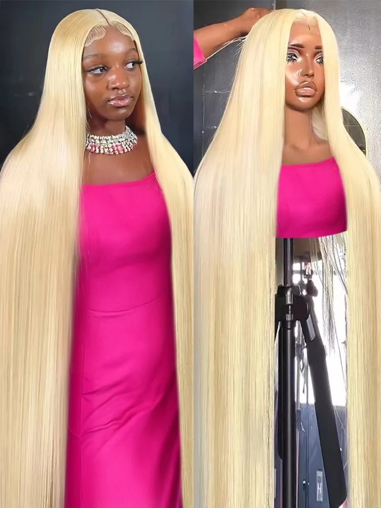 613 Honey Blonde Colored 13x4 13x6 HD Lace Front Human Hair Wigs for Women Brazilian Bone Straight Lace Frontal Wig 250 Density
613 Honey Blonde Colored 13x4 13x6 HD Lace Front Human Hair Wigs for Women Brazilian Bone Straight Lace Frontal Wig 250 Density