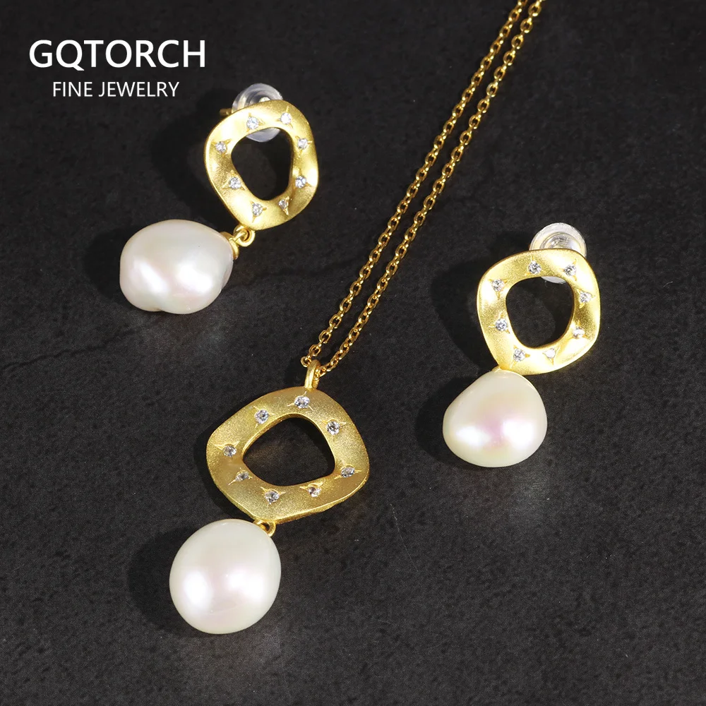 Natural Freshwater Pearl Jewelry Sets For Women Elegant Beautiful Real Pure Sterling Silver 925 Earrings And Pendants Necklace
Natural Freshwater Pearl Jewelry Sets For Women Elegant Beautiful Real Pure Sterling Silver 925 Earrings And Pendants Necklace