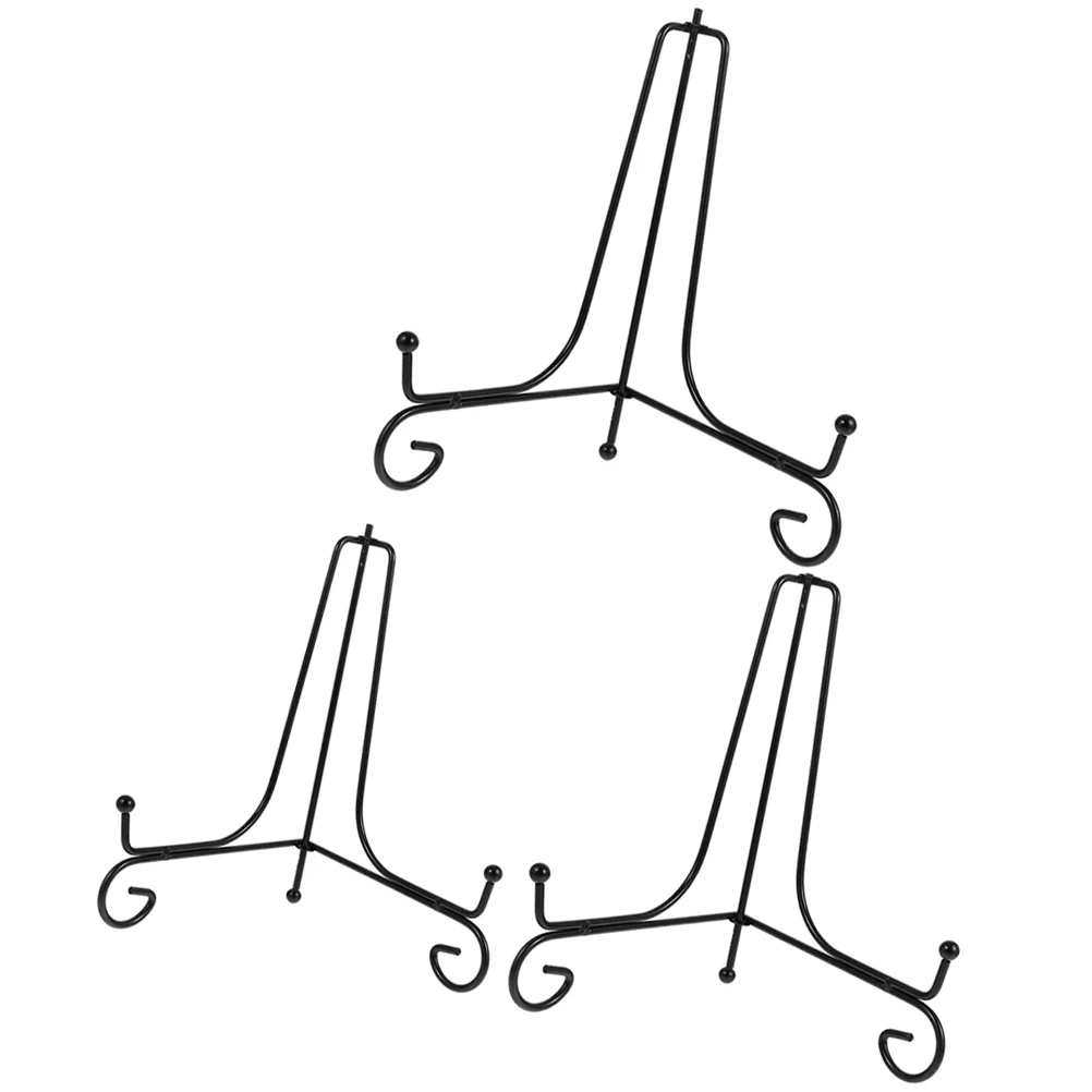 3pcs Iron Display Plate Holders Picture Frame Rack Picture Stands For Display Easel Book Holder for Home Office 
3pcs Iron Display Plate Holders Picture Frame Rack Picture Stands For Display Easel Book Holder for Home Office