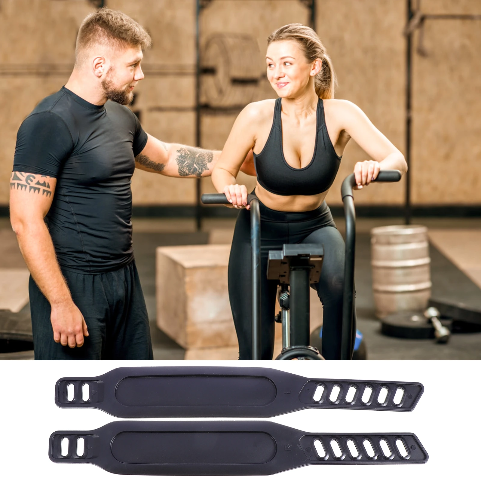 2 pcs Foot Strap for Bike Pedal Adjustable Hollow Holes Durable Material Fitness Exercise Gym Accessories Bendable No Scratch
2 pcs Foot Strap for Bike Pedal Adjustable Hollow Holes Durable Material Fitness Exercise Gym Accessories Bendable No Scratch