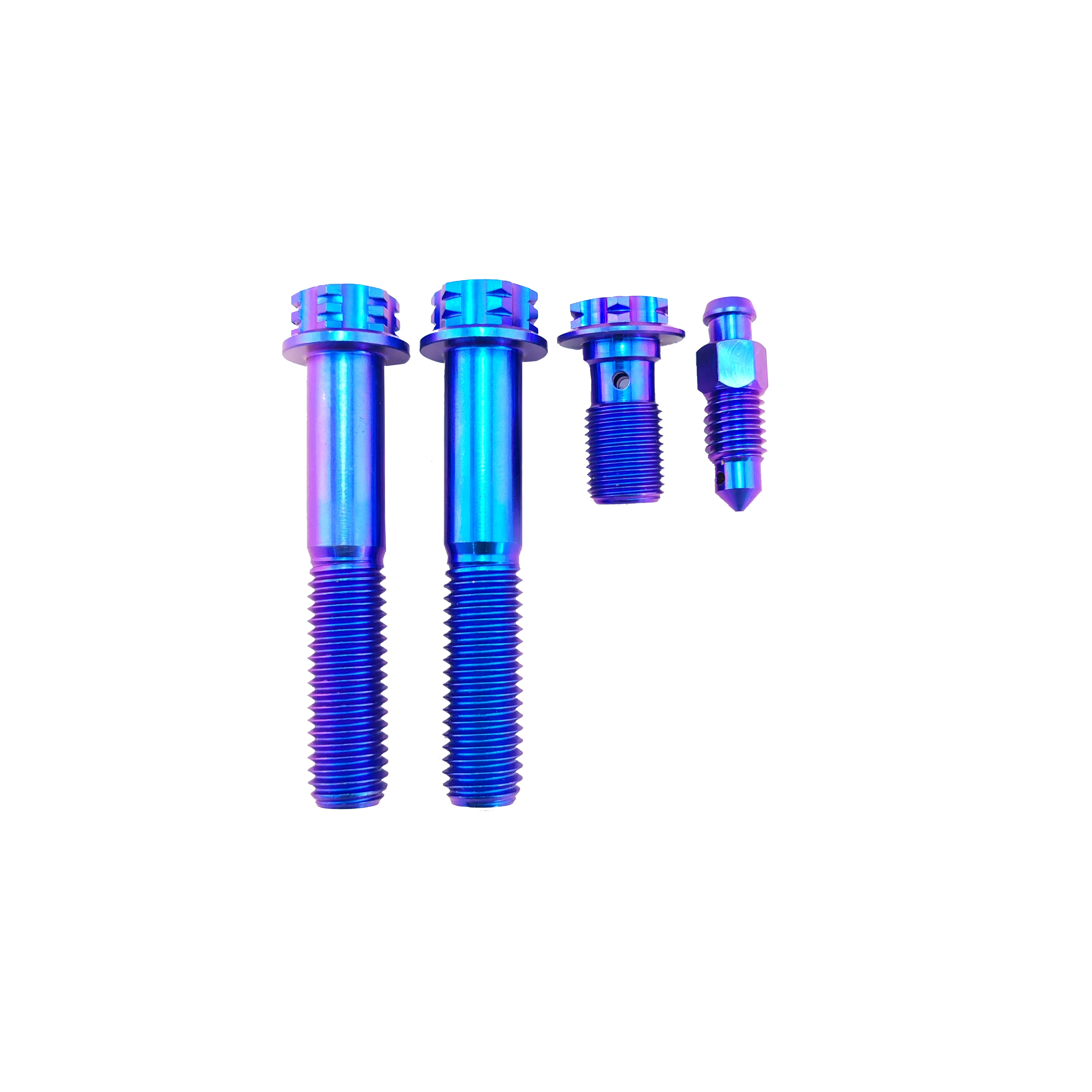 4-piece set of titanium alloy plated color caliper pins suitable for Brembo GP4-MS108
4-piece set of titanium alloy plated color caliper pins suitable for Brembo GP4-MS108