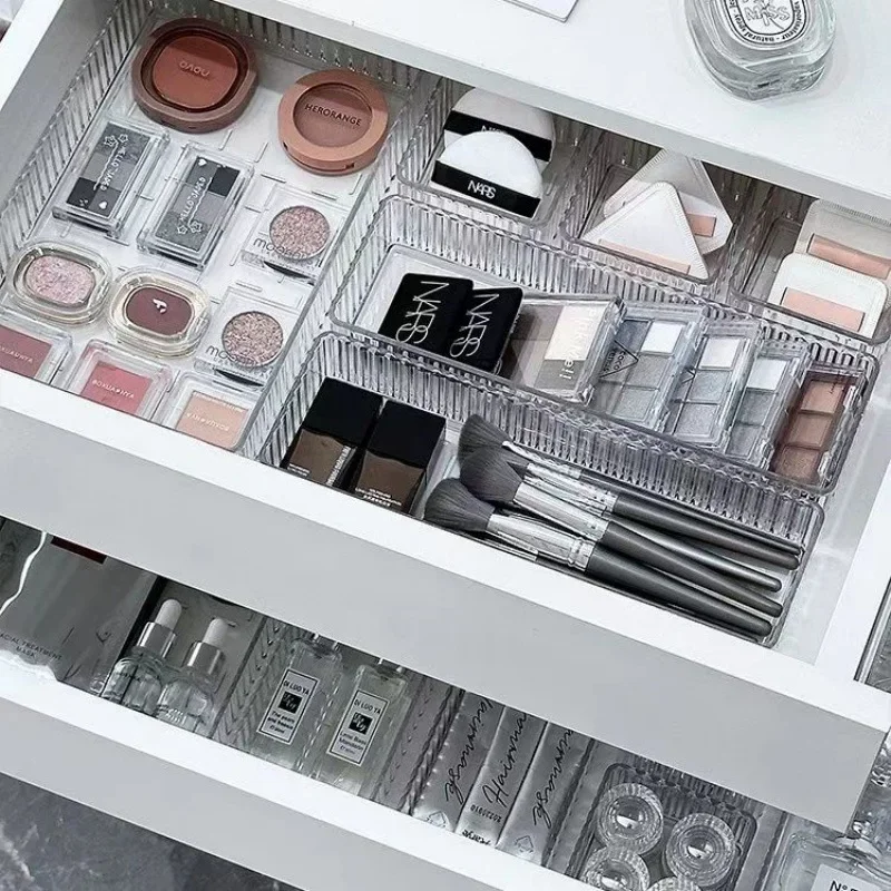 7PCS Desk Drawer Organizers Set Fashion Bathroom Women Makeup Storage Box Jewelry Case Transparent Plastic Office Kitchen Gadget
7PCS Desk Drawer Organizers Set Fashion Bathroom Women Makeup Storage Box Jewelry Case Transparent Plastic Office Kitchen Gadget