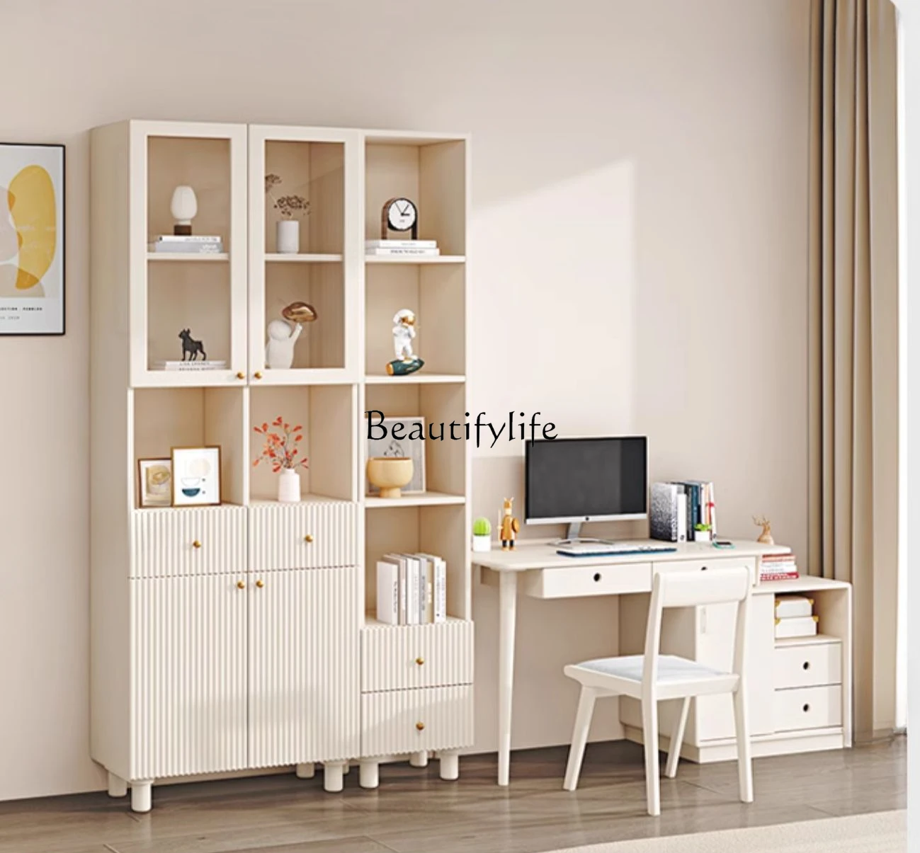 Glass Door Shelf Modern Simple Storage Wall Bookcase Floor Home Storage Cabinet
Glass Door Shelf Modern Simple Storage Wall Bookcase Floor Home Storage Cabinet