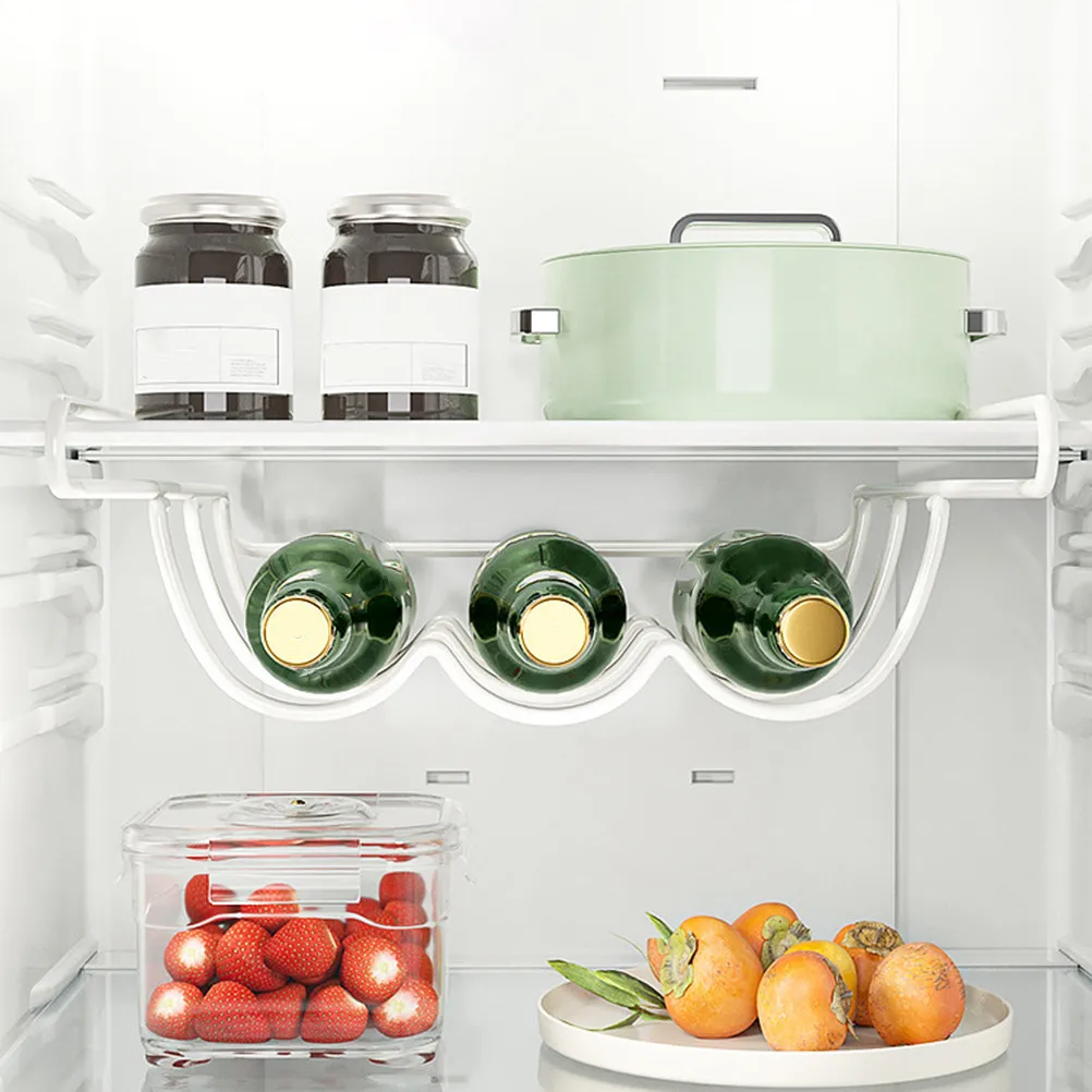 Heavy Duty Iron Fridge Organizer Shelf for Beer Wine Bottles Under Refrigerator Shelf Storage Rack Modern Kitchen Space Saving
Heavy Duty Iron Fridge Organizer Shelf for Beer Wine Bottles Under Refrigerator Shelf Storage Rack Modern Kitchen Space Saving