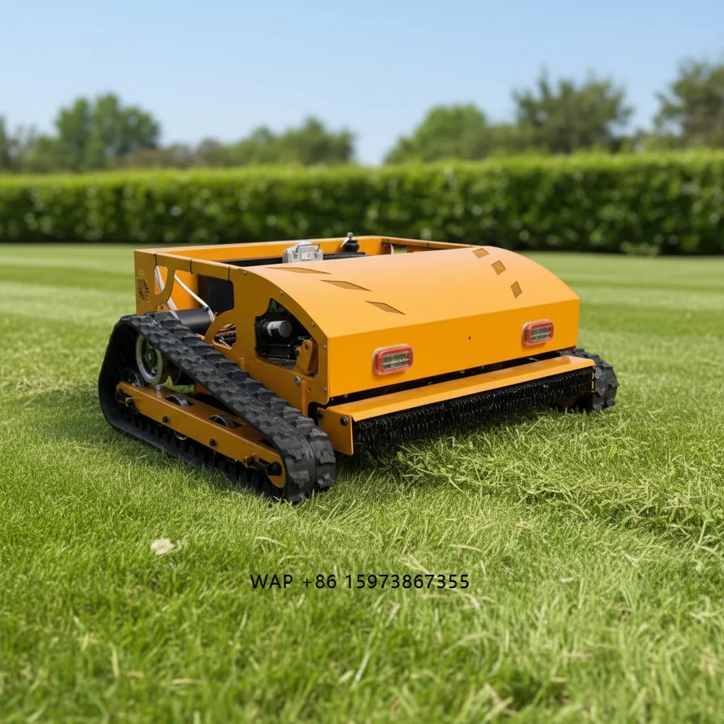 CE EPA Certified Industrial DIY Powered Remote Control Lawn Mower Crawler Slope for Grass Cutting High Efficiency
CE EPA Certified Industrial DIY Powered Remote Control Lawn Mower Crawler Slope for Grass Cutting High Efficiency