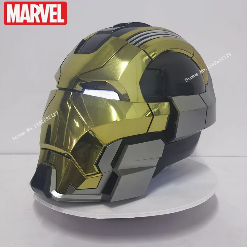 Gold Black Mk17 Iron Man Helmet Electric Toy Jarvis Voice Control Wearable Automatic Opening Close Collectible cosplay Mask Gift
Gold Black Mk17 Iron Man Helmet Electric Toy Jarvis Voice Control Wearable Automatic Opening Close Collectible cosplay Mask Gift