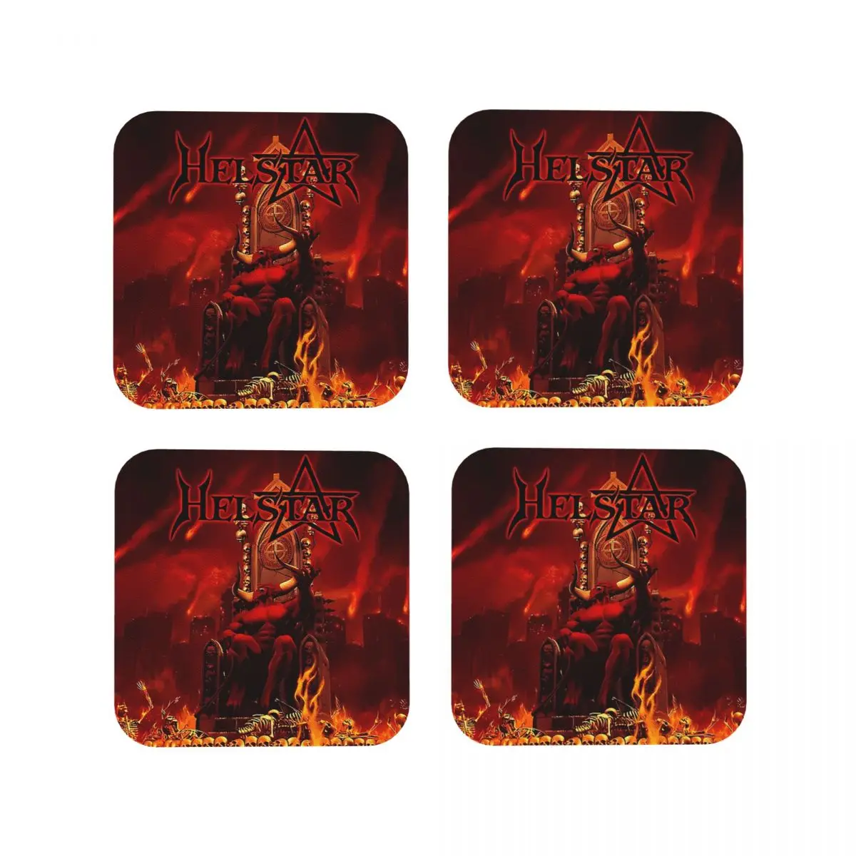 Helstar Helstar The King Of Hell Альбом Подставки Кухонные салфетки Изоляционные коврики для чашек Кофейные коврики Домашняя посуда Подушечки Набор из 4 шт.
Helstar Helstar The King Of Hell Альбом Подставки Кухонные салфетки Изоляционные коврики для чашек Кофейные коврики Домашняя посуда Подушечки Набор из 4 шт.