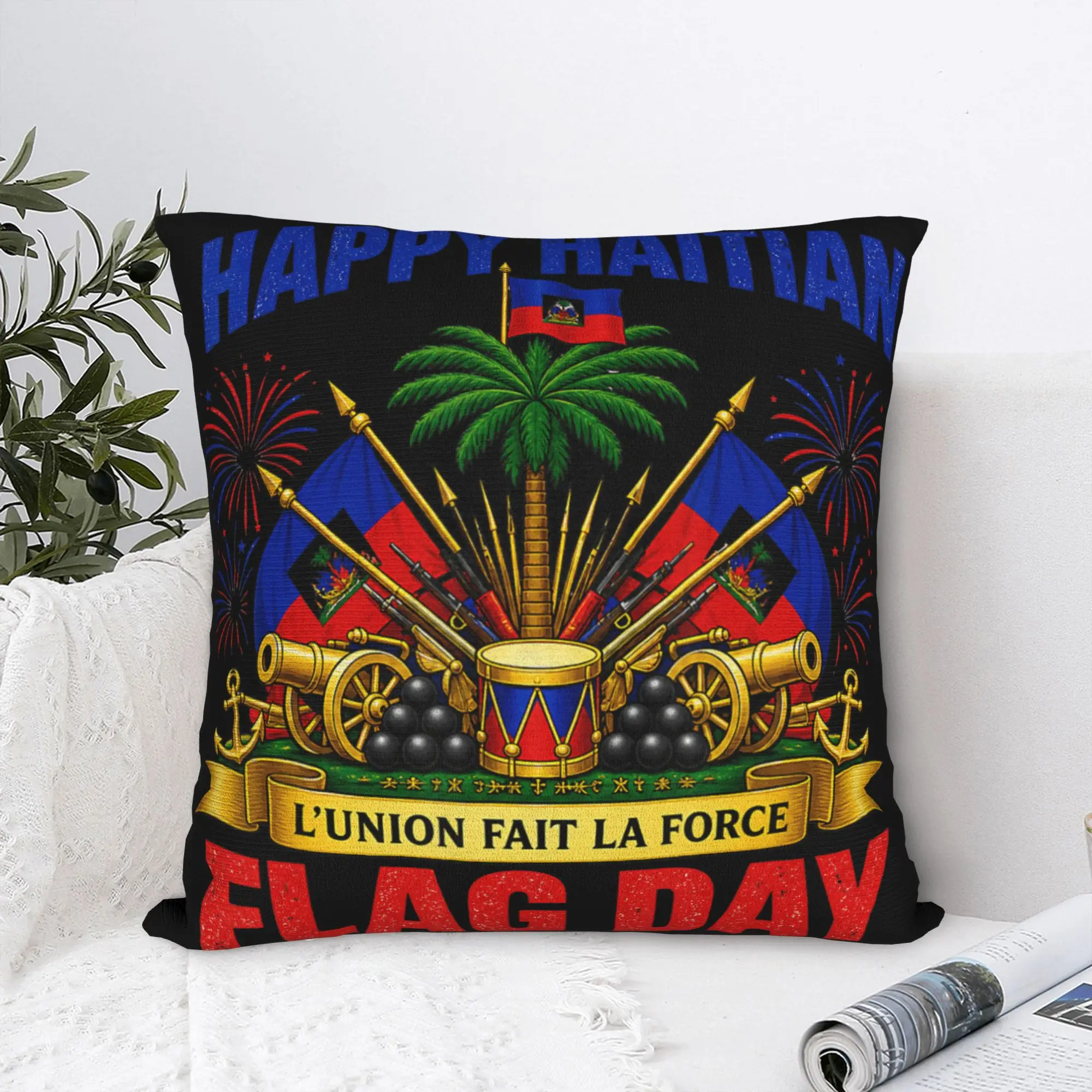 Happy Haitian Flag Day Proud Haiti Flag Pillow Cover Novelty Pillow Case For Sofa Couch Bed Living Room Soft Pillowcases Gift
Happy Haitian Flag Day Proud Haiti Flag Pillow Cover Novelty Pillow Case For Sofa Couch Bed Living Room Soft Pillowcases Gift